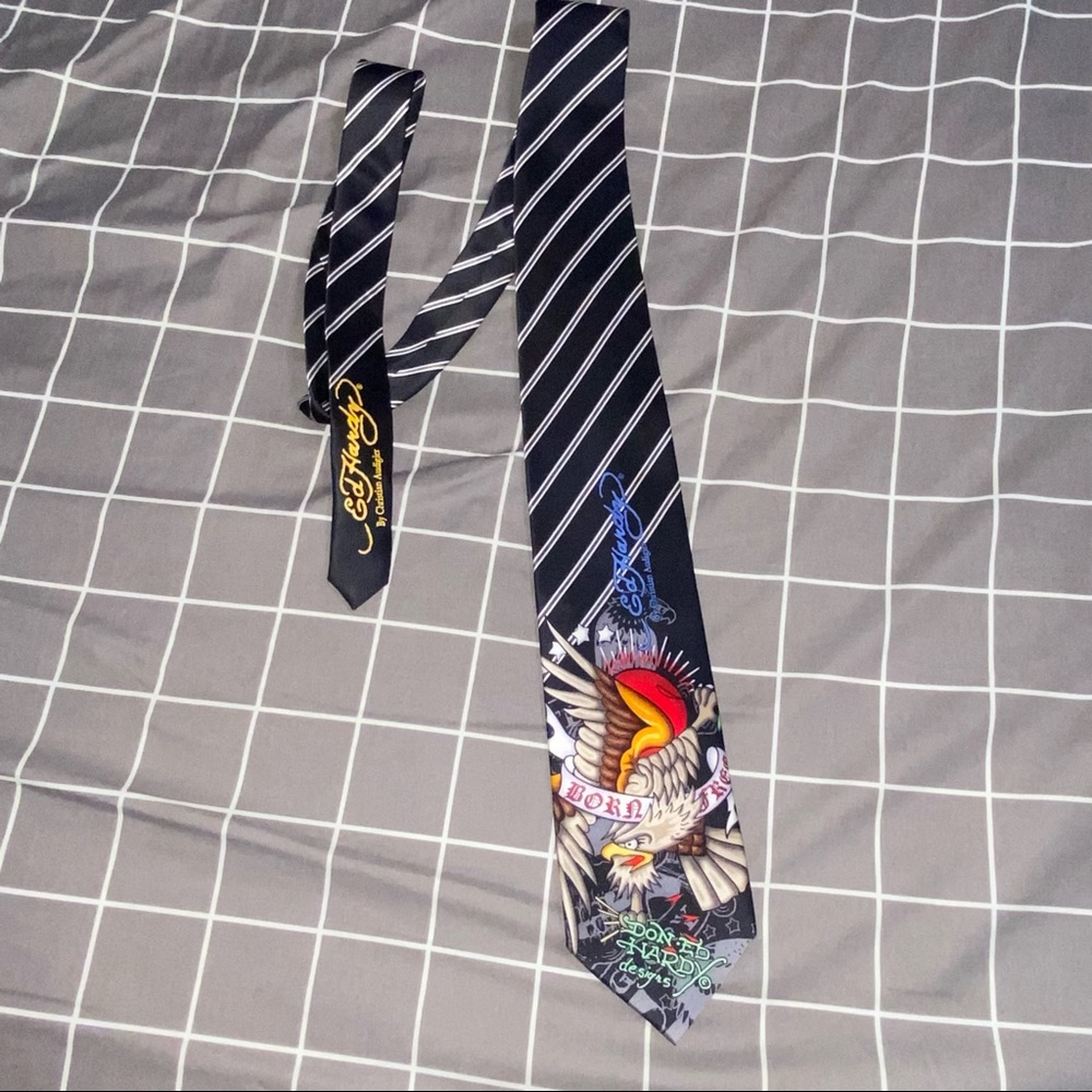 Ed Hardy Born Free Eagle Tie (Unisex)